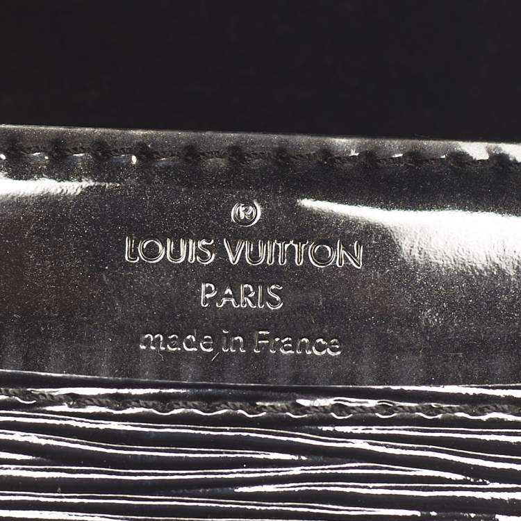 Pre Owned Louis Vuitton Black Electric Epi Leather Louise PM Bag