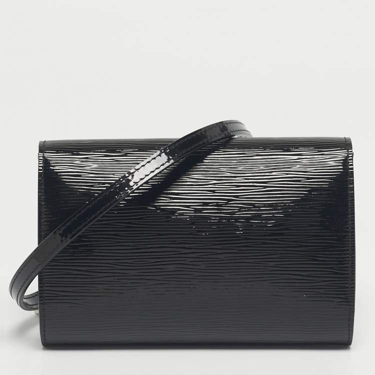 Pre Owned Louis Vuitton Black Electric Epi Leather Louise PM Bag