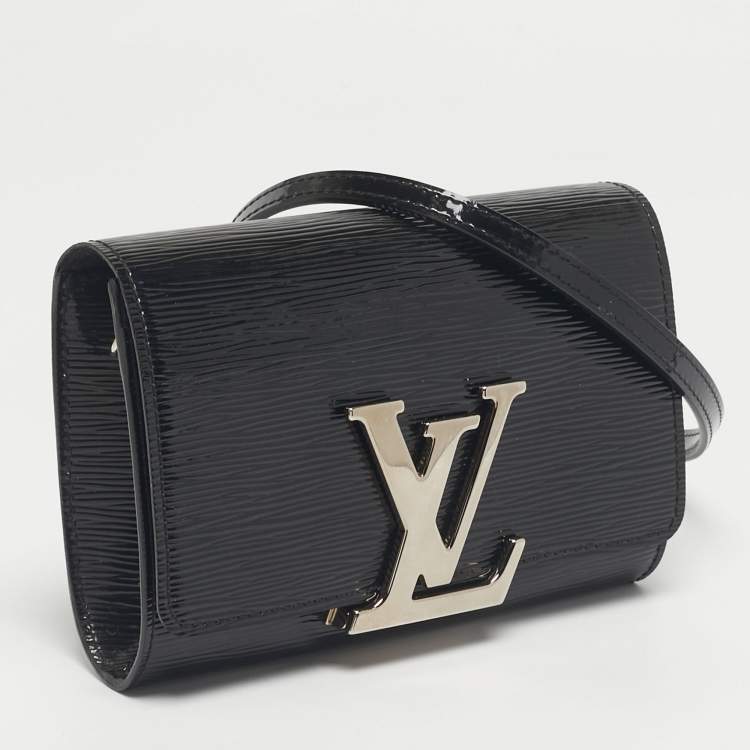 Pre Owned Louis Vuitton Black Electric Epi Leather Louise PM Bag