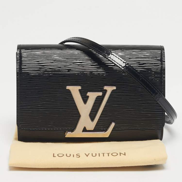 Pre Owned Louis Vuitton Black Electric Epi Leather Louise PM Bag