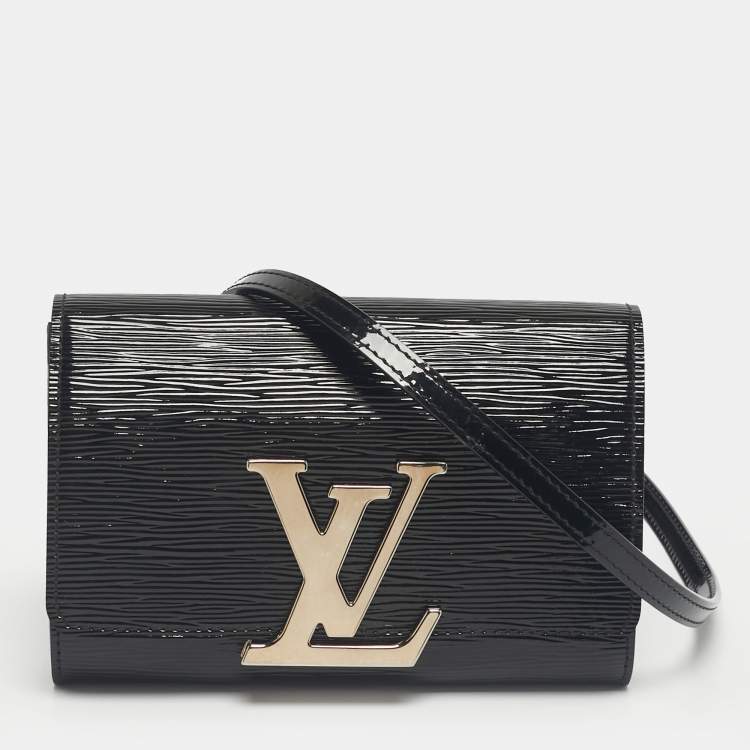 Pre Owned Louis Vuitton Black Electric Epi Leather Louise PM Bag