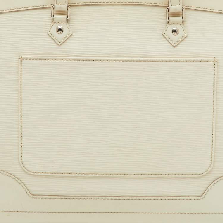 Pre Owned Louis Vuitton Ivorie Epi Leather Madeleine GM Bag