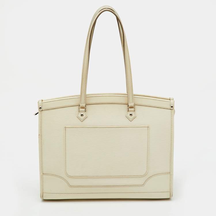 Pre Owned Louis Vuitton Ivorie Epi Leather Madeleine GM Bag