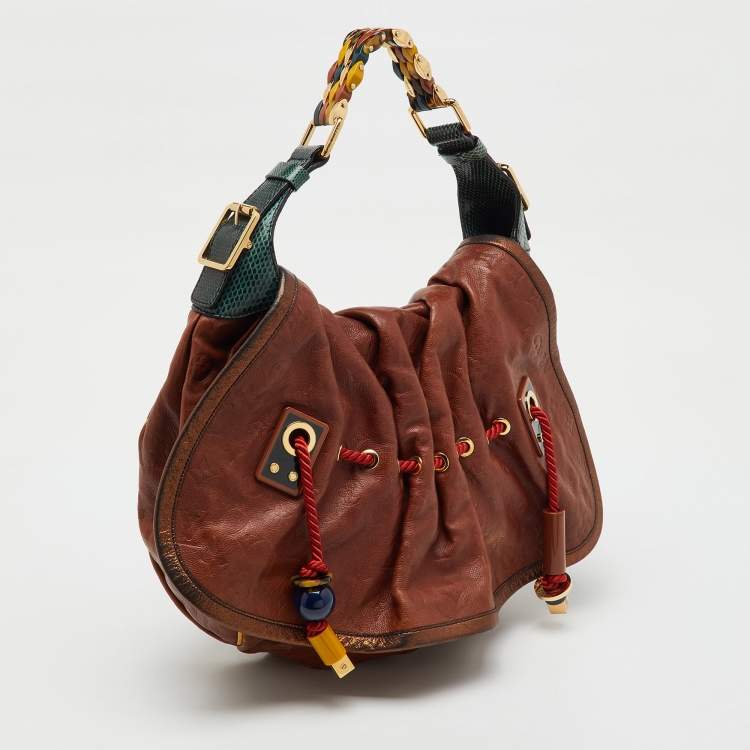 Pre Owned Louis Vuitton Masala Monogram Limited Edition Epices Kalahari GM Bag