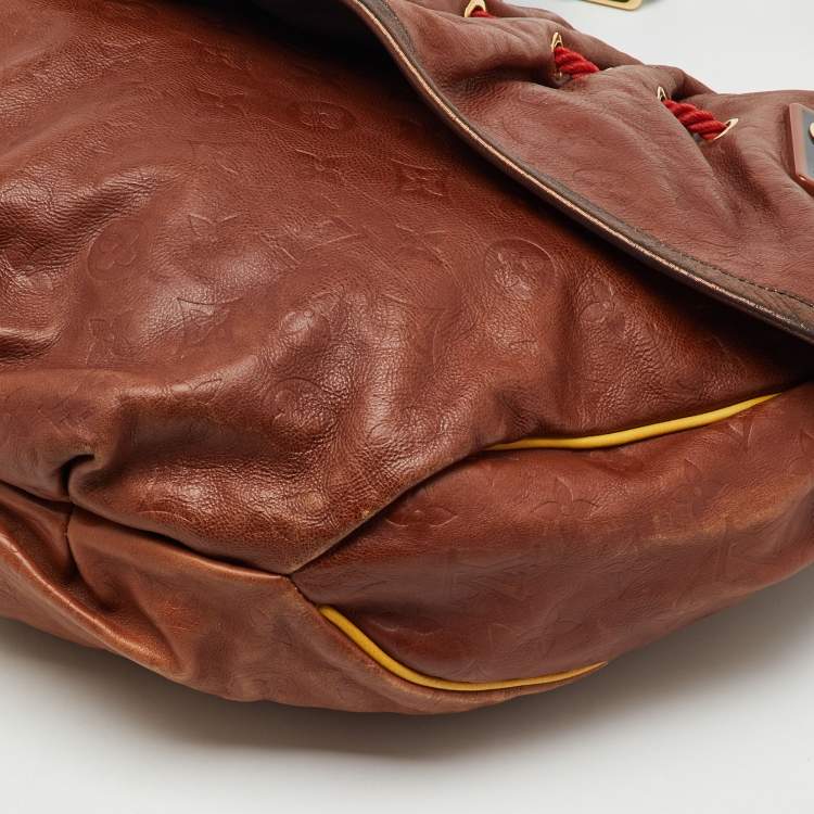 Pre Owned Louis Vuitton Masala Monogram Limited Edition Epices Kalahari GM Bag