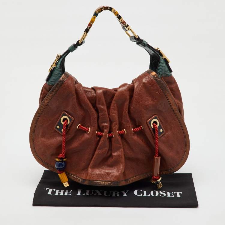 Pre Owned Louis Vuitton Masala Monogram Limited Edition Epices Kalahari GM Bag