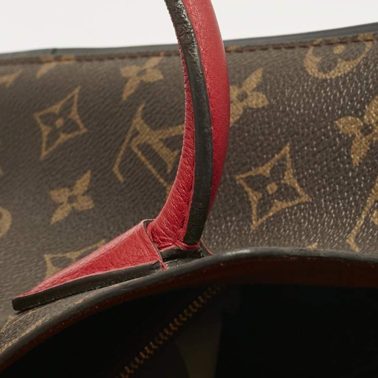 Pre Owned Louis Vuitton Cherry Monogram Canvas and Leather Kimono Bag