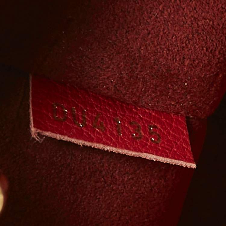 Pre Owned Louis Vuitton Cherry Monogram Canvas and Leather Kimono Bag
