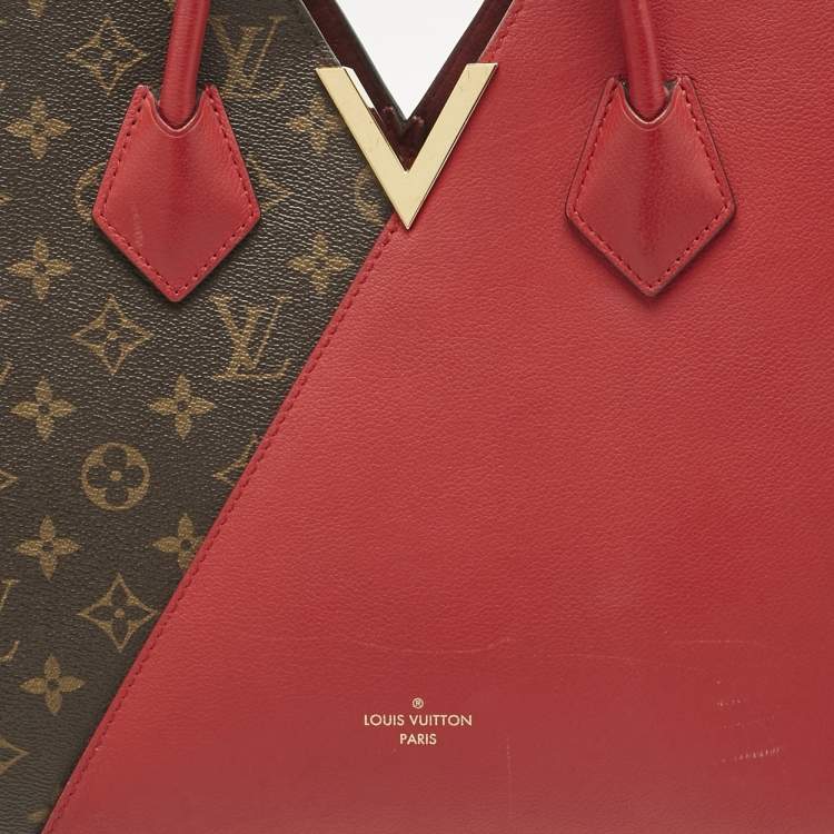 Pre Owned Louis Vuitton Cherry Monogram Canvas and Leather Kimono Bag