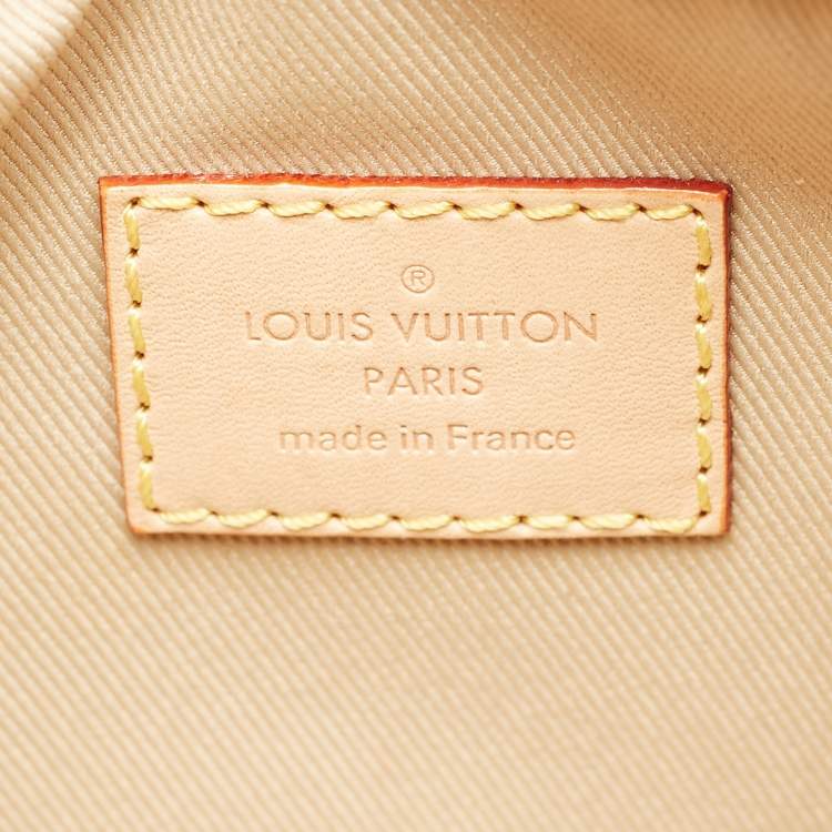 Pre Owned Louis Vuitton Gold Monogram Canvas Loop Bag