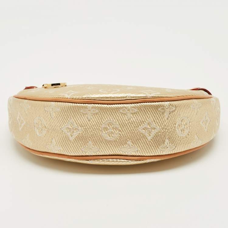 Pre Owned Louis Vuitton Gold Monogram Canvas Loop Bag