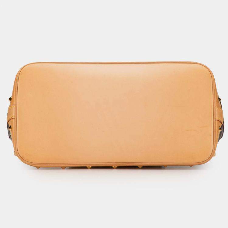 Pre Owned Louis Vuitton Black Monogram Multicolore Alma PM