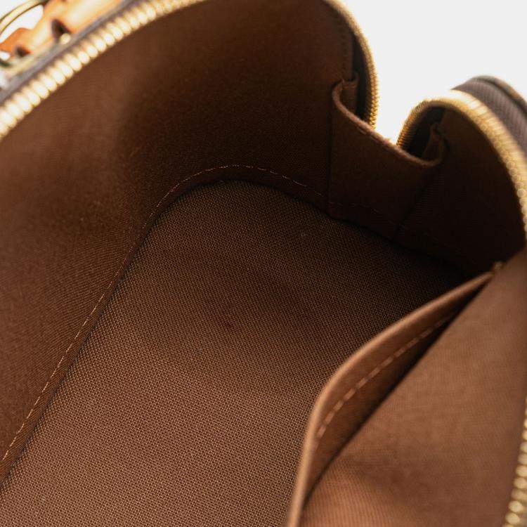 Pre Owned Louis Vuitton Brown Monogram Alma BB