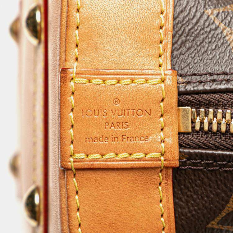 Pre Owned Louis Vuitton Brown Monogram Alma BB