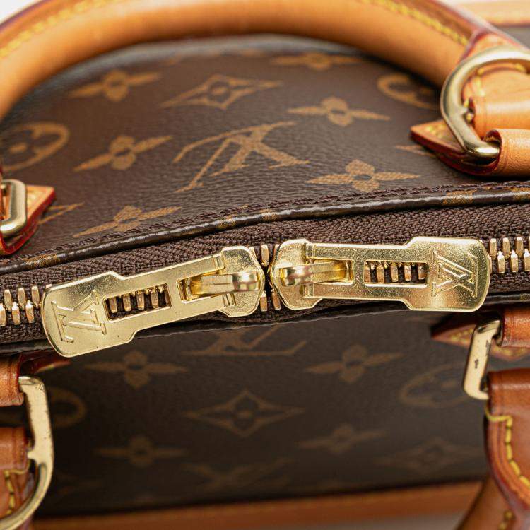 Pre Owned Louis Vuitton Brown Monogram Alma BB