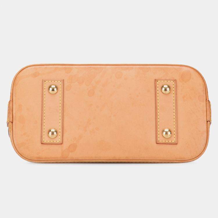 Pre Owned Louis Vuitton Brown Monogram Alma BB