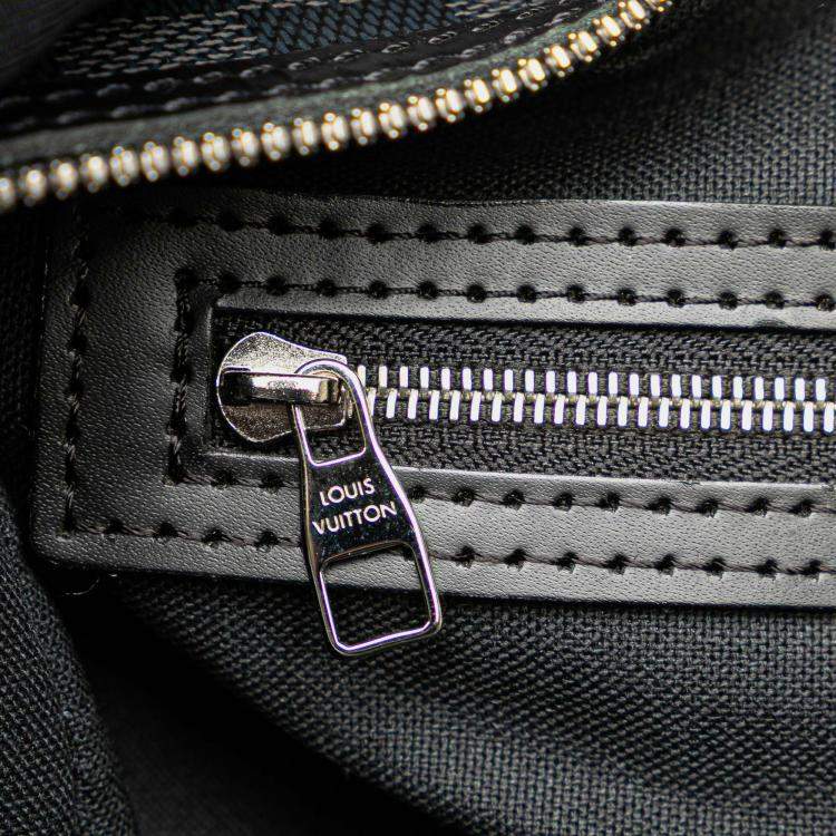 Pre Owned Louis Vuitton Black Damier Graphite Sac Leoh