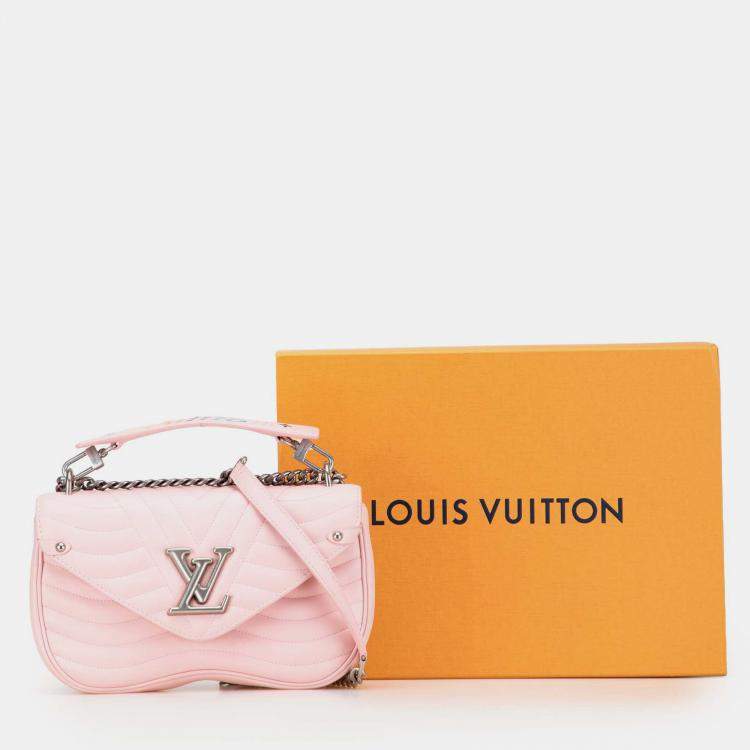 Pre Owned Louis Vuitton Pink New Wave Chain Bag MM