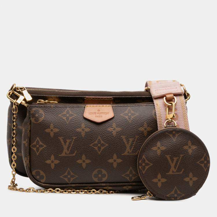 Pre Owned Louis Vuitton Brown Monogram Multi Pochette Accessoires