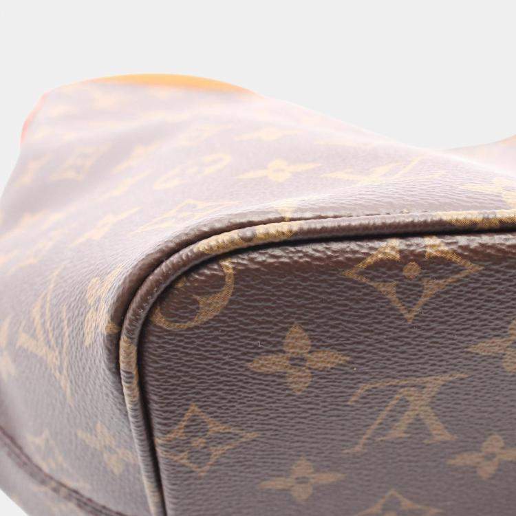 Pre Owned Louis Vuitton All-In GM Brown  Coated Canvas And Leather Shoulder Bag