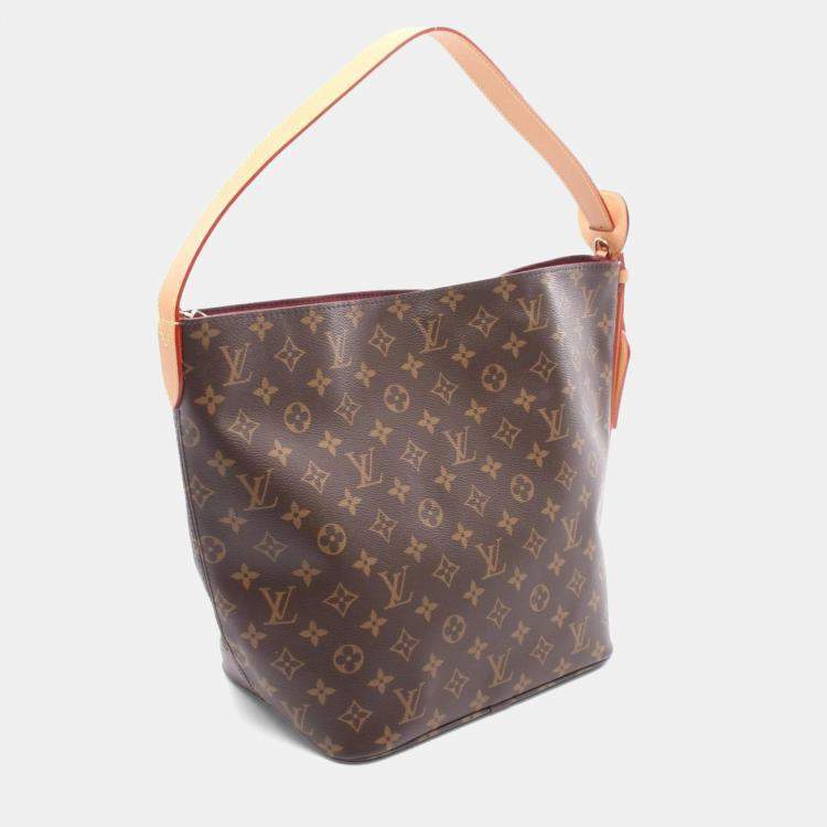 Pre Owned Louis Vuitton All-In GM Brown  Coated Canvas And Leather Shoulder Bag