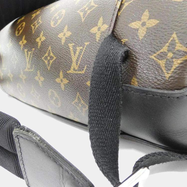 Pre Owned Louis Vuitton Monogram Macassar Christopher Mm Backpack
