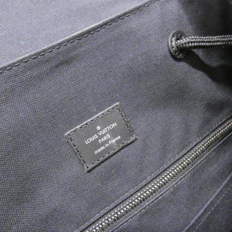 Pre Owned Louis Vuitton Monogram Macassar Christopher Mm Backpack