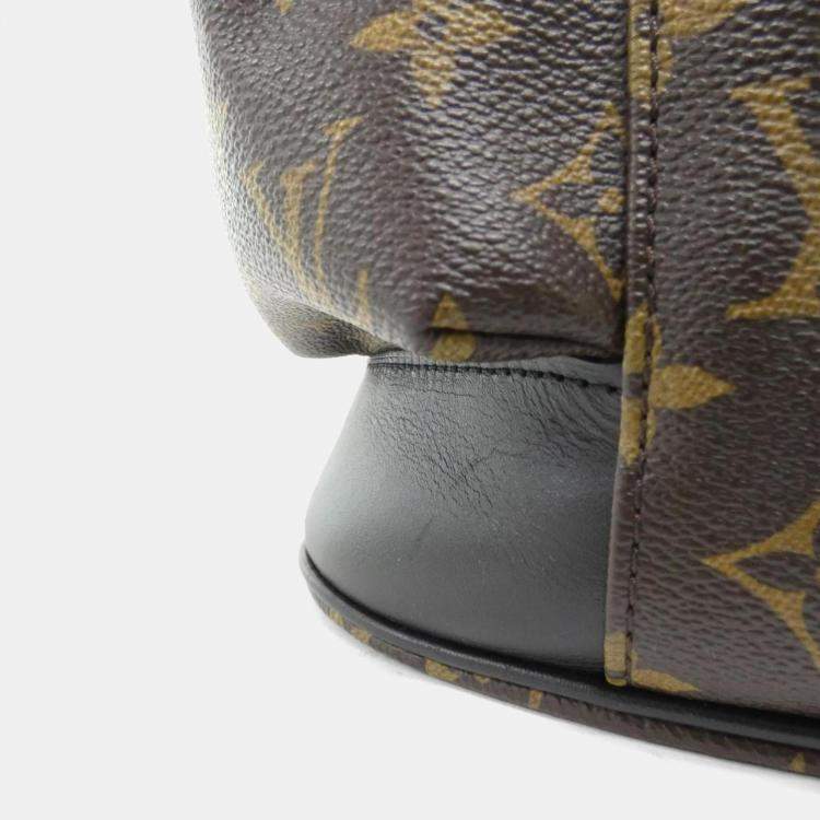 Pre Owned Louis Vuitton Monogram Macassar Christopher Mm Backpack