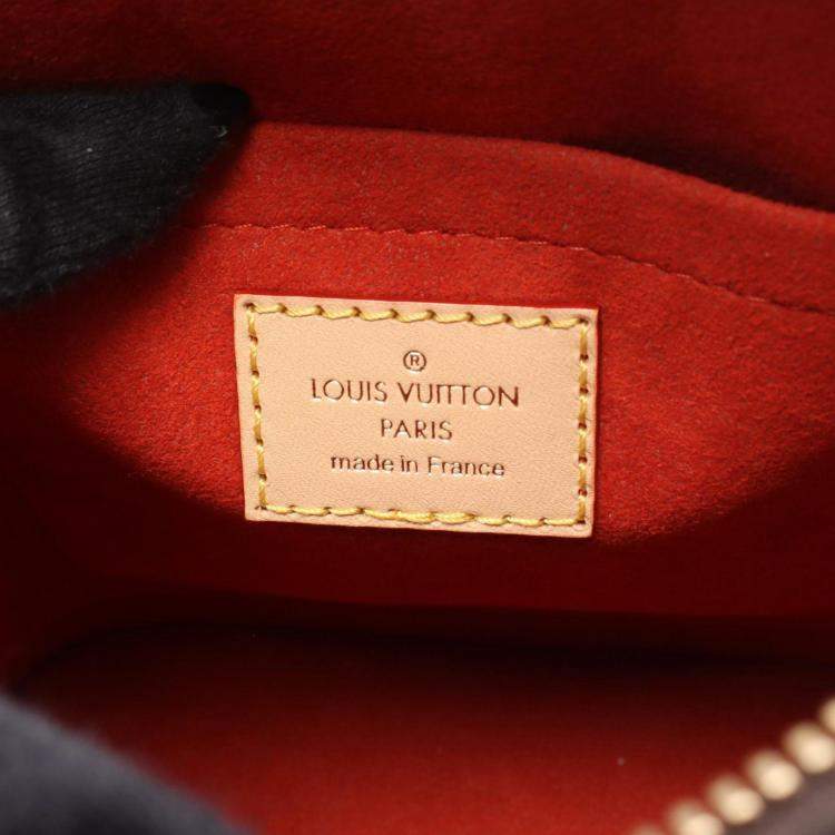 Pre Owned Louis Vuitton Alma Backpack  Coated Canvas And Leather  Monogram  Brown