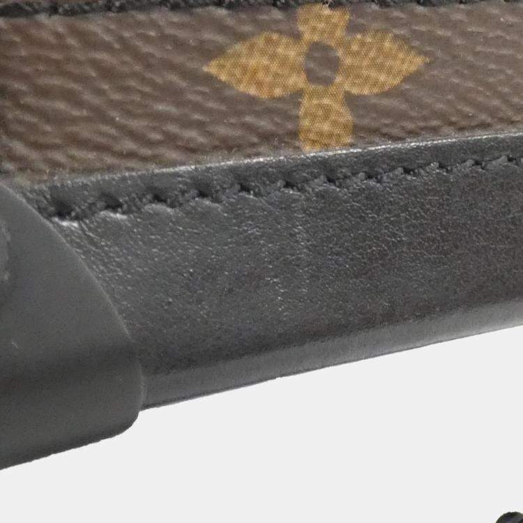 Pre Owned Louis Vuitton Black/Brown Monogram Tuftage Vertical Soft Trunk Shoulder Bag