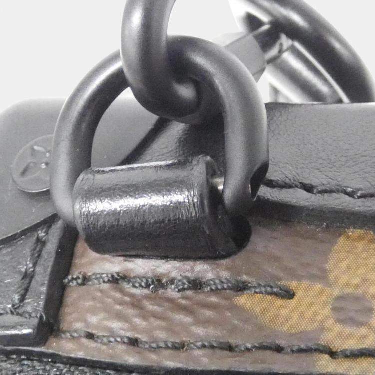 Pre Owned Louis Vuitton Black/Brown Monogram Tuftage Vertical Soft Trunk Shoulder Bag