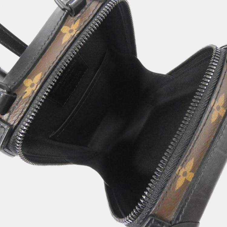 Pre Owned Louis Vuitton Black/Brown Monogram Tuftage Vertical Soft Trunk Shoulder Bag