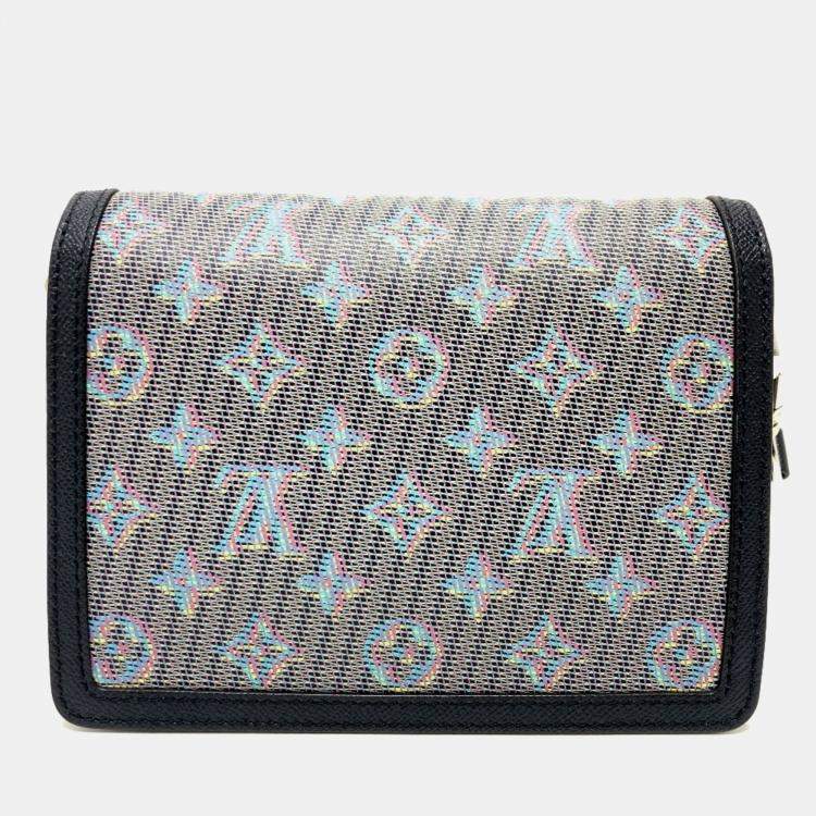 Pre Owned Louis Vuitton Lv Pop Dauphine Mini Crossbody Bag/Shoulder Bag  Leather  Blue