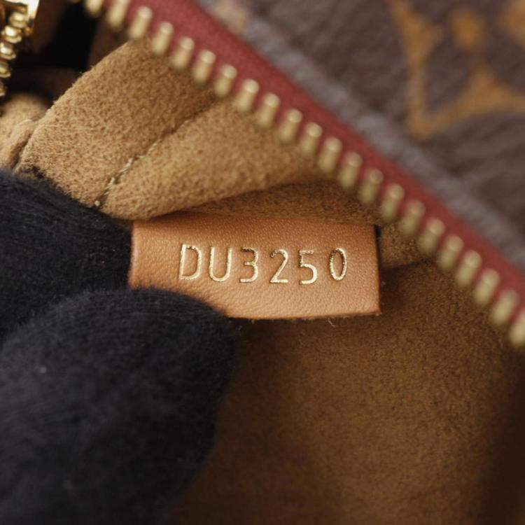 Pre Owned Louis Vuitton Boite Chapeau Souple Pm Shoulder Bag In Coated Canvas And Leather With Monogram Design  Brown