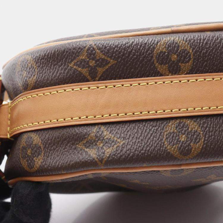 Pre Owned Louis Vuitton Boite Chapeau Souple Pm Shoulder Bag In Coated Canvas And Leather With Monogram Design  Brown