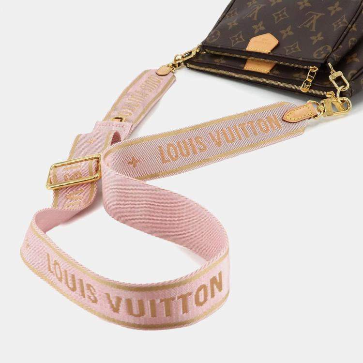 Pre Owned Louis Vuitton Monogram Multi Pochette Accessoires Shoulder Bag Rose Claire