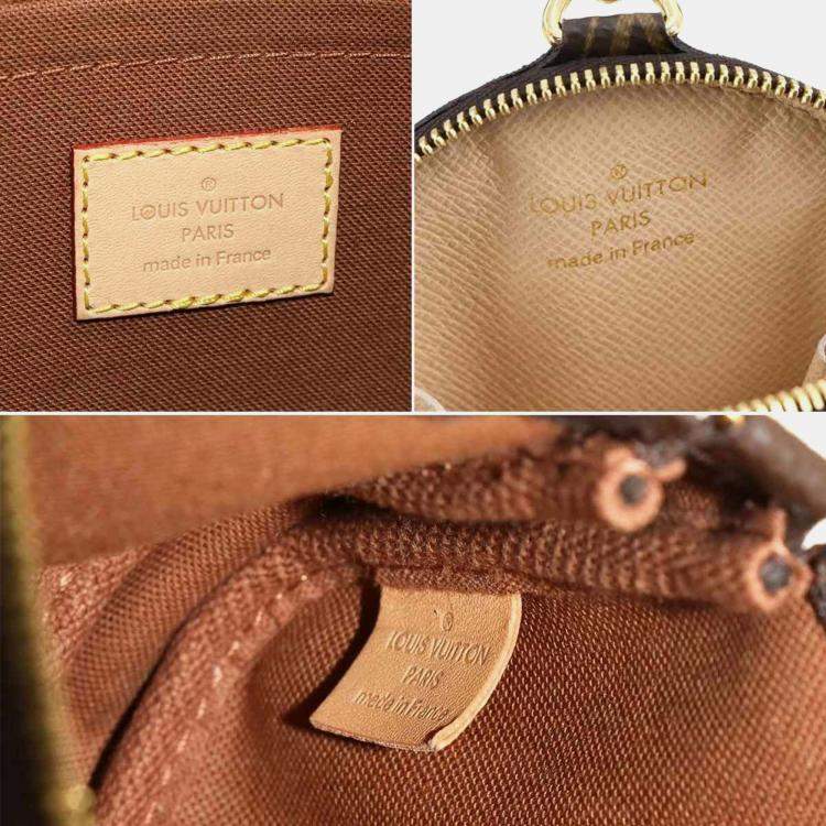 Pre Owned Louis Vuitton Monogram Multi Pochette Accessoires Shoulder Bag Rose Claire