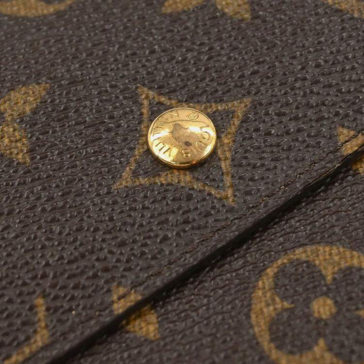 Pre Owned Louis Vuitton Monogram Portefeuille International Wallet