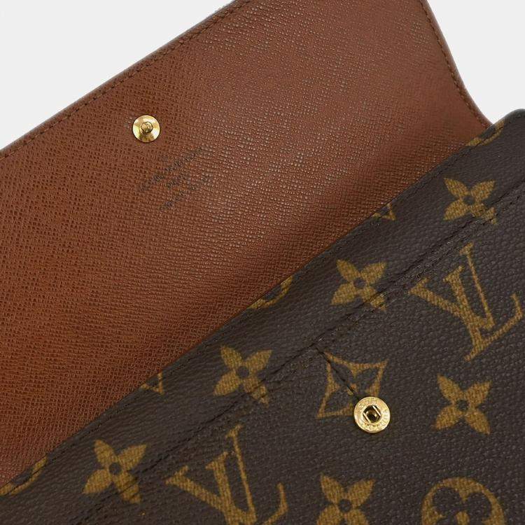 Pre Owned Louis Vuitton Monogram Portefeuille International Wallet