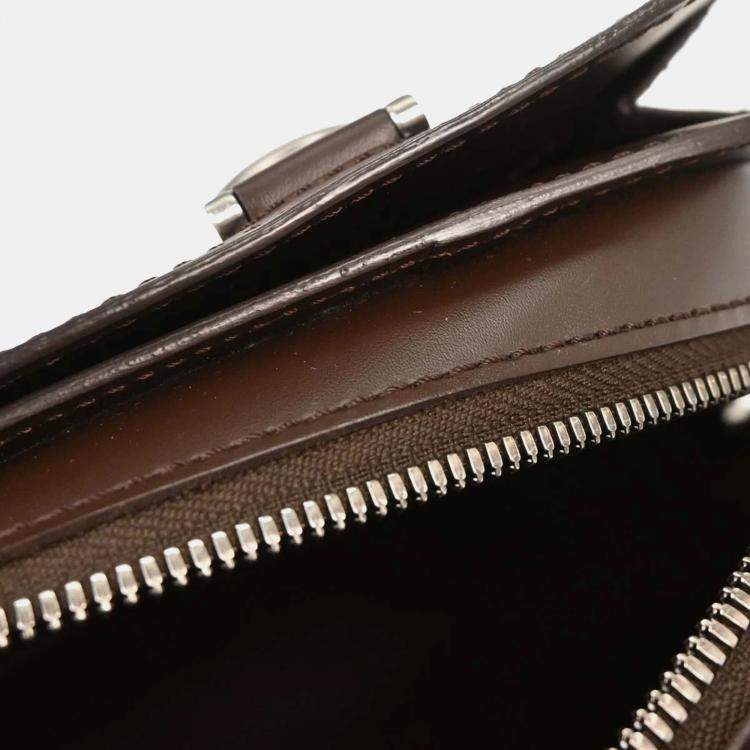 Pre Owned Louis Vuitton Brown Epi Pont Neuf Handbag