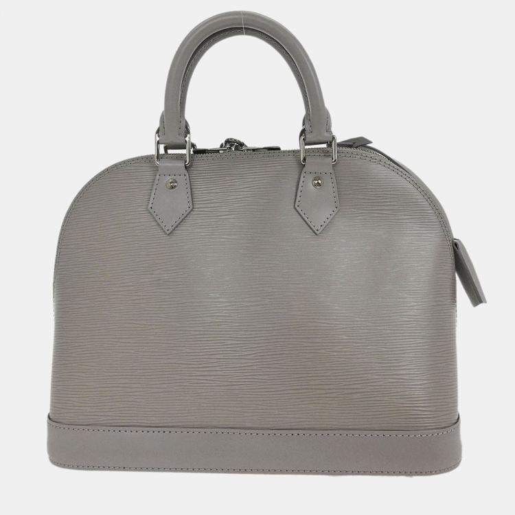 Pre Owned Louis Vuitton Gray Epi Alma PM Handbag