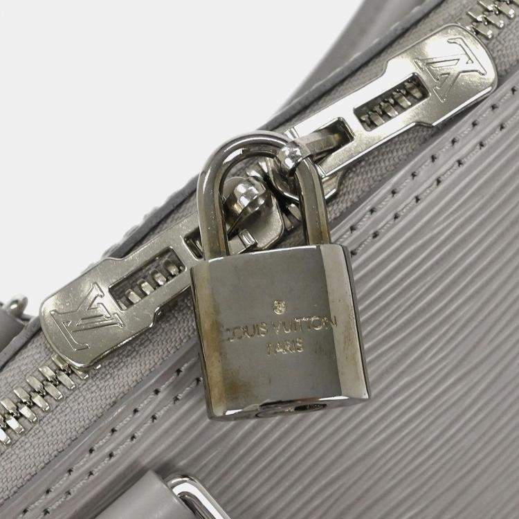 Pre Owned Louis Vuitton Gray Epi Alma PM Handbag