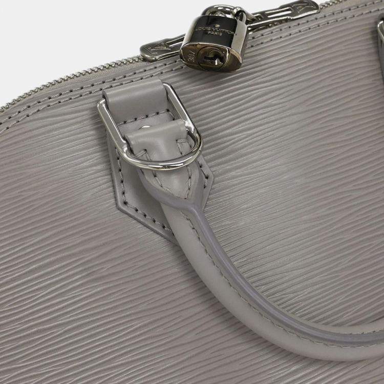 Pre Owned Louis Vuitton Gray Epi Alma PM Handbag
