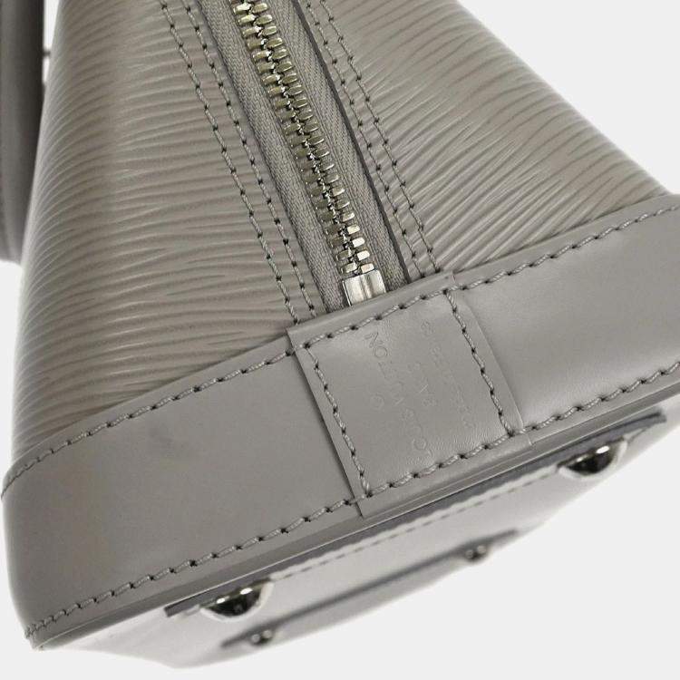 Pre Owned Louis Vuitton Gray Epi Alma PM Handbag