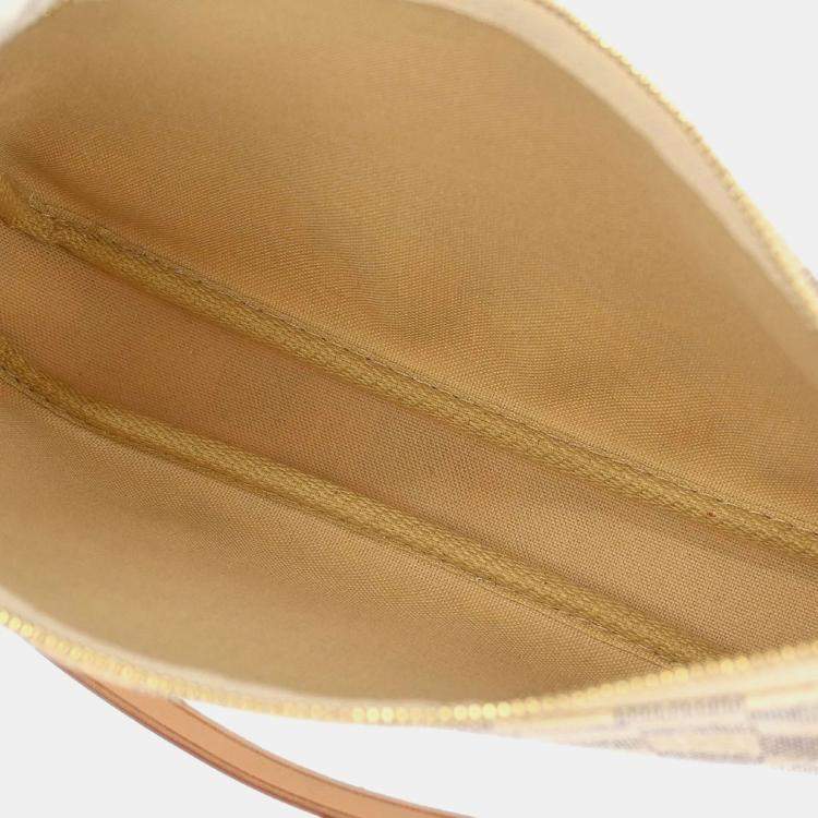 Pre Owned Louis Vuitton Damier Azur Pochette Accessoires Handbag
