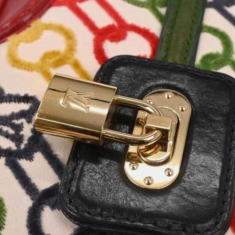 Pre Owned Louis Vuitton Monogram Velvet Chain Dolly Pochette Handbag