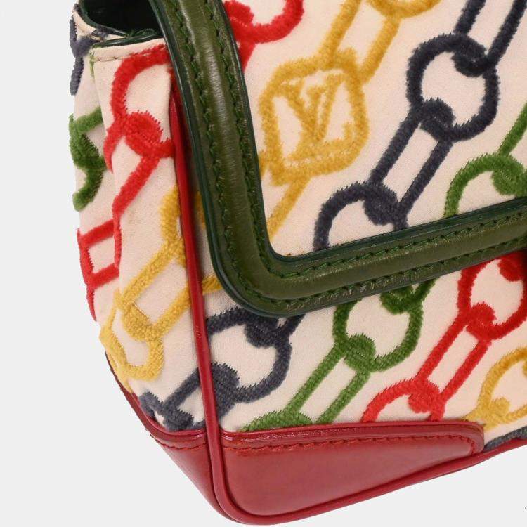 Pre Owned Louis Vuitton Monogram Velvet Chain Dolly Pochette Handbag