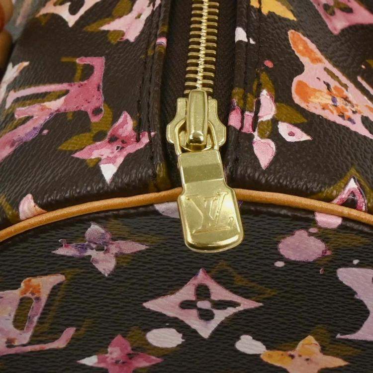 Pre Owned Louis Vuitton Monogram Watercolor Papillon 30 Handbag