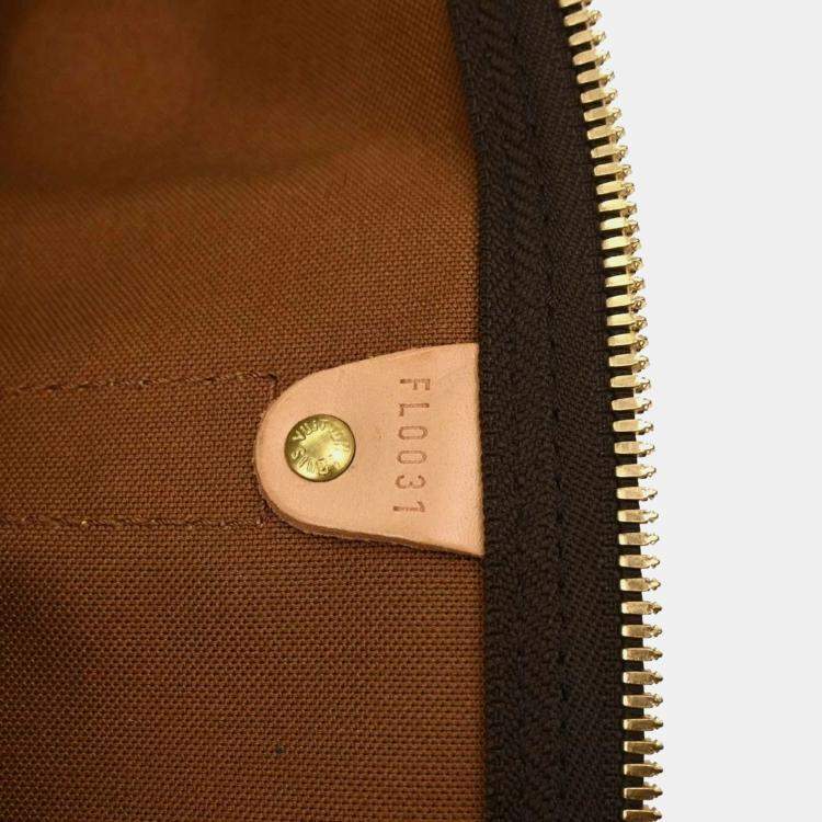 Pre Owned Louis Vuitton Khaki Monogram Graffiti Keepall 50 Duffle Bag