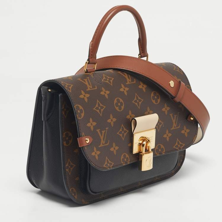 Pre Owned Louis Vuitton Black Monogram Canvas Vaugirard Bag